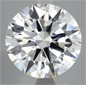 Lab Grown Diamond 7.02 Carats, Round with Ideal Cut, E Color, VS1 Clarity and Certified by IGI