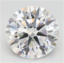 Lab Grown Diamond 3.77 Carats, Round with Excellent Cut, D Color, VVS1 Clarity and Certified by GIA