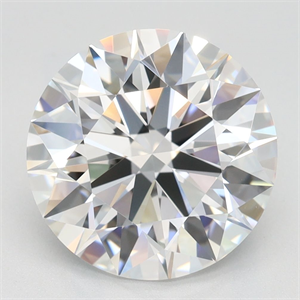 Picture of Lab Grown Diamond 3.77 Carats, Round with Excellent Cut, D Color, VVS1 Clarity and Certified by GIA