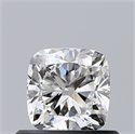 Diamante Natural 0.60 quilates, Del cojín , Color F, claridad VS2 y certificado GIA