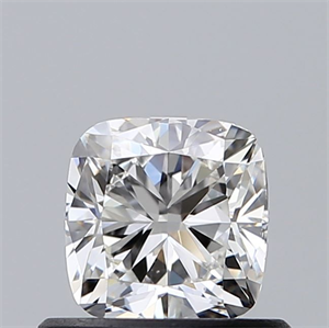 Foto Diamante Natural 0.60 quilates, Del cojín , Color F, claridad VS2 y certificado GIA de