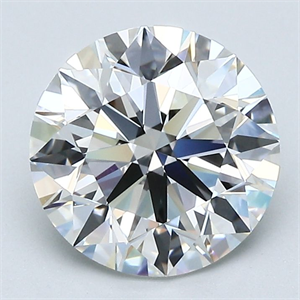 Picture of Natural Diamond 2.70 Carats, Round with Excellent Cut, G Color, VVS1 Clarity and Certified by GIA