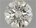 Natural Diamond 0.70 Carats, Round with Excellent Cut, L Color, VVS1 Clarity and Certified by GIA