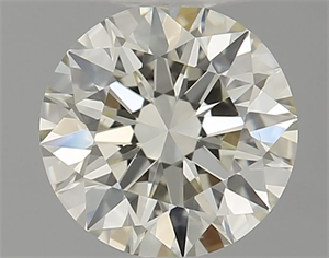 Picture of Natural Diamond 0.70 Carats, Round with Excellent Cut, L Color, VVS1 Clarity and Certified by GIA