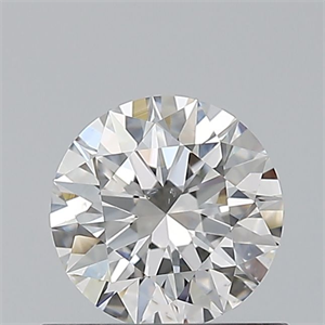 Foto Diamante Natural 0.60 quilates, Redondo , Color H, claridad SI1 y certificado GIA de