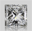 Natural Diamond 0.32 Carats, Princess with  Cut, H Color, VS1 Clarity and Certified by GIA