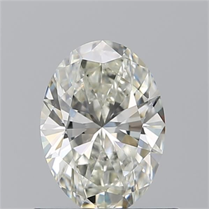 Picture of Natural Diamond 0.70 Carats, Oval with  Cut, J Color, VVS2 Clarity and Certified by GIA