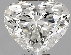 Picture of Natural Diamond 0.40 Carats, Heart with  Cut, J Color, SI1 Clarity and Certified by GIA