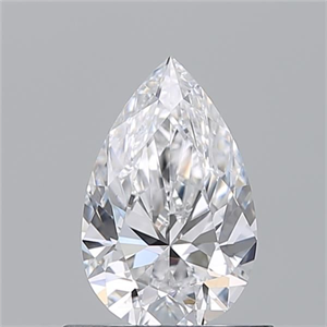 Picture of Natural Diamond 0.70 Carats, Pear with  Cut, D Color, VS2 Clarity and Certified by GIA