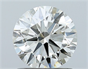 Natural Diamond 1.06 Carats, Round with Excellent Cut, J Color, SI1 Clarity and Certified by GIA
