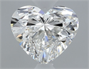 Natural Diamond 0.42 Carats, Heart with  Cut, G Color, VS1 Clarity and Certified by GIA