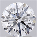 Del inventario de diamantes de laboratorio, 1.55 quilates, Redondo , Color E, claridad IF y certificado IGI