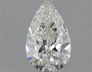 Picture of Natural Diamond 0.60 Carats, Pear with  Cut, I Color, IF Clarity and Certified by GIA