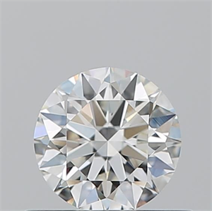 Picture of Natural Diamond 0.51 Carats, Round with Excellent Cut, I Color, VS1 Clarity and Certified by GIA