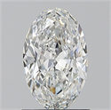 Natural Diamond 1.00 Carats, Oval with  Cut, F Color, VS1 Clarity and Certified by GIA
