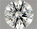 Diamante Natural 0.51 quilates, Redondo , Color H, claridad IF y certificado GIA