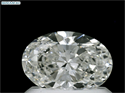 Natural Diamond 0.70 Carats, Oval with  Cut, I Color, VS2 Clarity and Certified by GIA