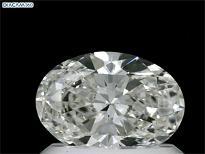 Picture of Natural Diamond 0.70 Carats, Oval with  Cut, I Color, VS2 Clarity and Certified by GIA