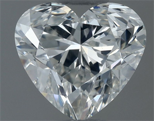 Picture of Natural Diamond 0.70 Carats, Heart with  Cut, H Color, SI2 Clarity and Certified by GIA