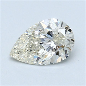 Picture of Natural Diamond 0.90 Carats, Pear with  Cut, J Color, VS1 Clarity and Certified by GIA