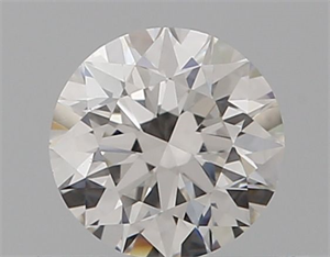 Picture of Natural Diamond 0.40 Carats, Round with Excellent Cut, H Color, IF Clarity and Certified by GIA