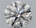 Natural Diamond 0.96 Carats, Round with Excellent Cut, I Color, SI1 Clarity and Certified by GIA