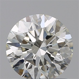 Picture of Natural Diamond 1.03 Carats, Round with Excellent Cut, J Color, VS2 Clarity and Certified by GIA