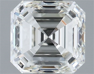 Foto Diamante Natural 1.51 quilates, Asscher , Color H, claridad VS1 y certificado IGI de