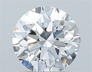 Picture of Natural Diamond 1.00 Carats, Round with Excellent Cut, E Color, IF Clarity and Certified by GIA