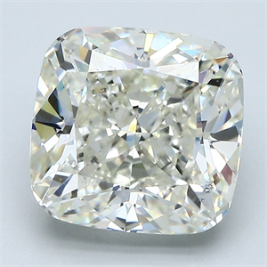 Picture of Natural Diamond 5.11 Carats, Cushion with  Cut, L Color, SI1 Clarity and Certified by GIA