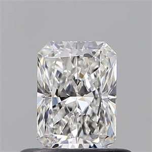 Picture of Natural Diamond 0.50 Carats, Radiant with  Cut, F Color, VS2 Clarity and Certified by GIA