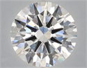 Lab Grown Diamond 6.01 Carats, Round with Excellent Cut, E Color, VVS2 Clarity and Certified by IGI
