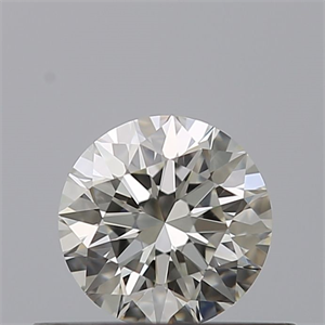 Picture of Natural Diamond 0.41 Carats, Round with Excellent Cut, H Color, IF Clarity and Certified by IGI