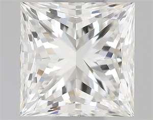 Foto Diamante Natural 0.51 quilates, Princesa , Color J, claridad VVS1 y certificado GIA de