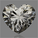 Natural Diamond 0.36 Carats, Heart with  Cut, I Color, SI2 Clarity and Certified by GIA