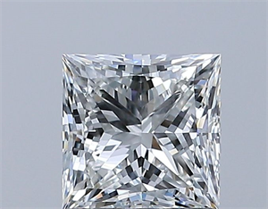 Picture of Natural Diamond 1.05 Carats, Princess with  Cut, G Color, VVS2 Clarity and Certified by GIA