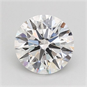 Lab Grown Diamond 1.02 Carats, Round with Ideal Cut, D Color, VVS2 Clarity and Certified by IGI
