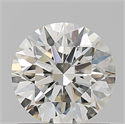 Natural Diamond 0.92 Carats, Round with Excellent Cut, J Color, SI1 Clarity and Certified by GIA