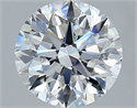 Natural Diamond 2.20 Carats, Round with Excellent Cut, D Color, SI1 Clarity and Certified by GIA