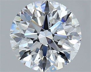 Picture of Natural Diamond 2.20 Carats, Round with Excellent Cut, D Color, SI1 Clarity and Certified by GIA