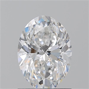 Picture of Natural Diamond 1.20 Carats, Oval with  Cut, E Color, VS2 Clarity and Certified by GIA