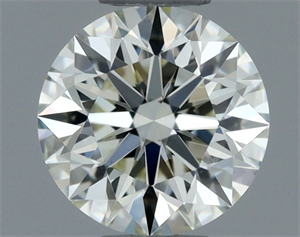 Picture of Natural Diamond 0.56 Carats, Round with Excellent Cut, J Color, VVS1 Clarity and Certified by IGI