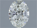 Natural Diamond 0.61 Carats, Oval with  Cut, I Color, IF Clarity and Certified by IGI