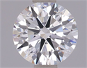 Lab Grown Diamond 1.03 Carats, Round with Ideal Cut, D Color, VVS1 Clarity and Certified by IGI