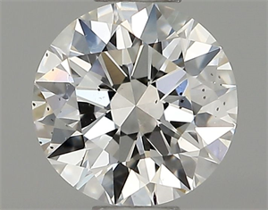 Foto Diamante Natural 0.44 quilates, Redondo , Color F, claridad SI1 y certificado GIA de