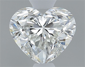 Picture of Natural Diamond 0.40 Carats, Heart with  Cut, H Color, VVS1 Clarity and Certified by GIA