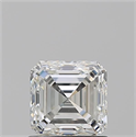 Natural Diamond 1.02 Carats, Asscher with  Cut, H Color, VVS2 Clarity and Certified by GIA
