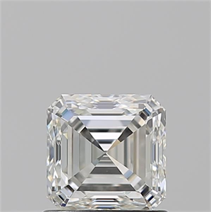 Picture of Natural Diamond 1.02 Carats, Asscher with  Cut, H Color, VVS2 Clarity and Certified by GIA