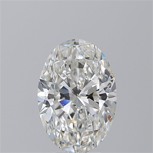 Picture of Natural Diamond 4.01 Carats, Oval with  Cut, G Color, SI2 Clarity and Certified by GIA