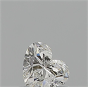 Natural Diamond 0.60 Carats, Heart with  Cut, F Color, SI2 Clarity and Certified by GIA